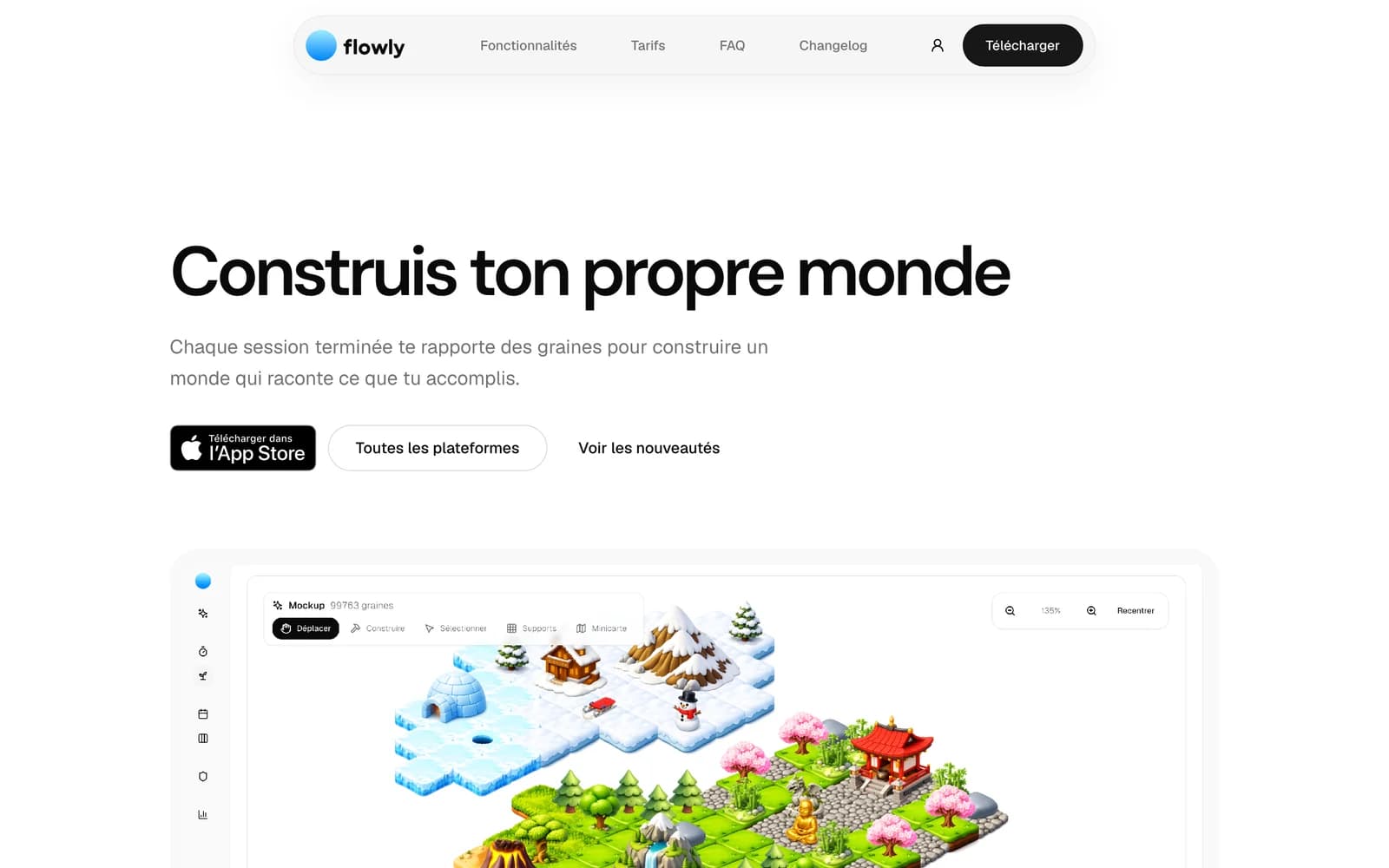 Capture du site Flowly